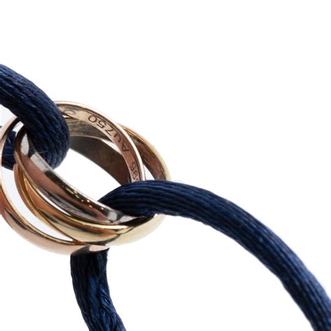 bracelet corde cartier|cartier bracelet trinity size guide.